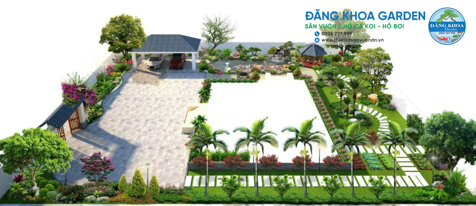 Thiết kế thi công sân vườn Đà Nẵng uy tín| Đăng Khoa Garden 5