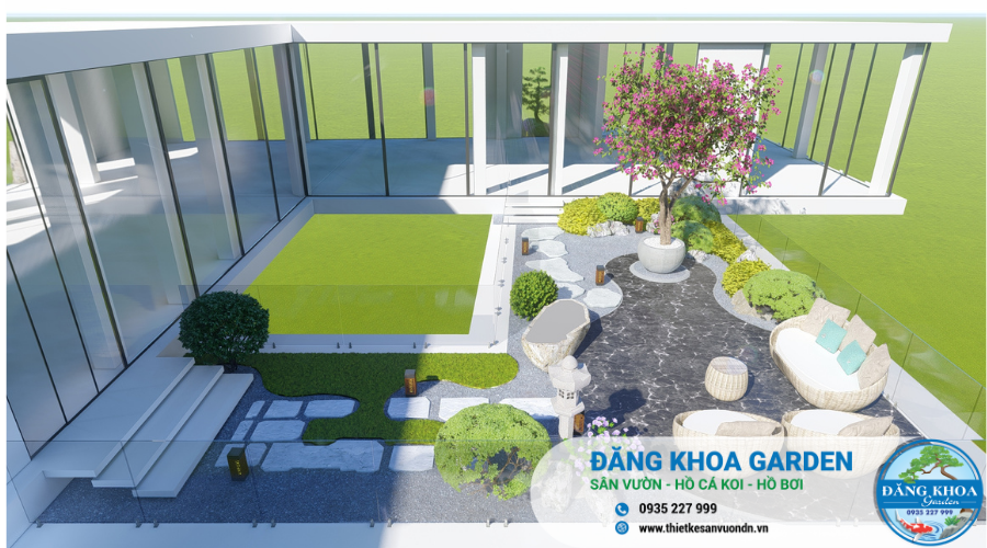 Thiết kế thi công sân vườn Đà Nẵng uy tín| Đăng Khoa Garden 7