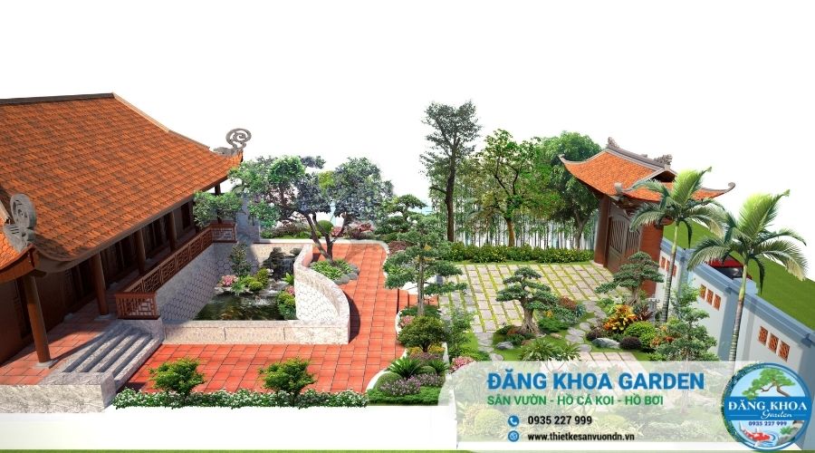 Thiết kế thi công sân vườn Đà Nẵng uy tín| Đăng Khoa Garden 2
